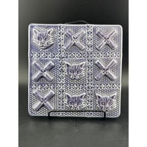 Ceramic "Cat Tac Toe" Wall Art
